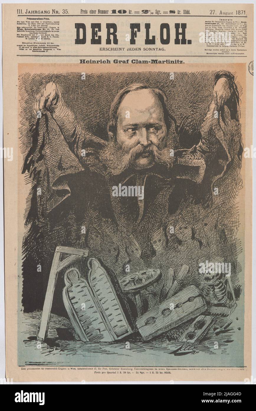 Heinrich Graf ClamMartinitz (title page of 