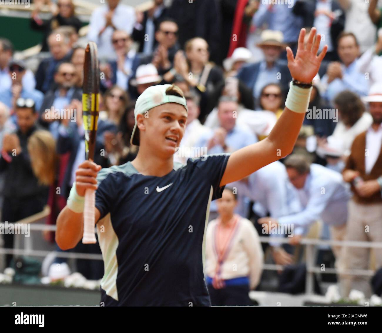 Roland garros holger rune 2022 hi-res stock photography and images - Alamy