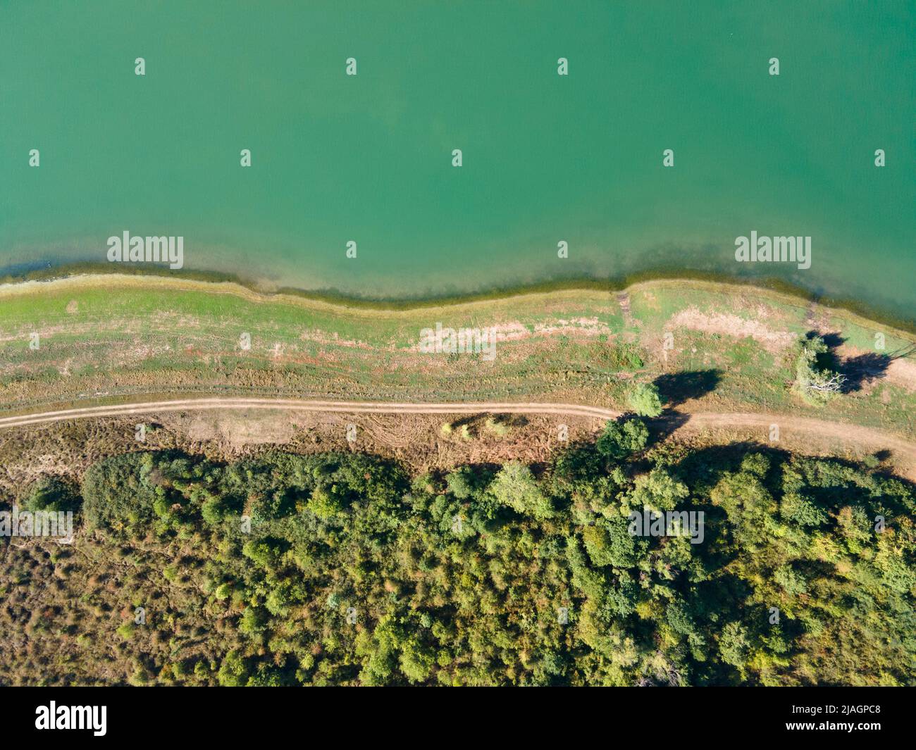 Aerial view of Sopot Reservoir, Lovech Region, Bulgaria Stock Photo - Alamy