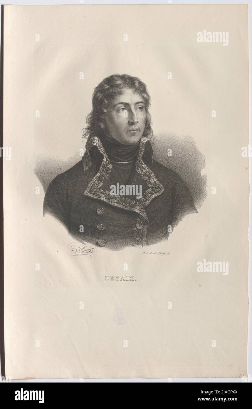 Desaix. Francois Seraphin Delpech (1778—1825), lithographer, after: Zephirin Felix Jean Marius Belliard (1798—1861), artist Stock Photo