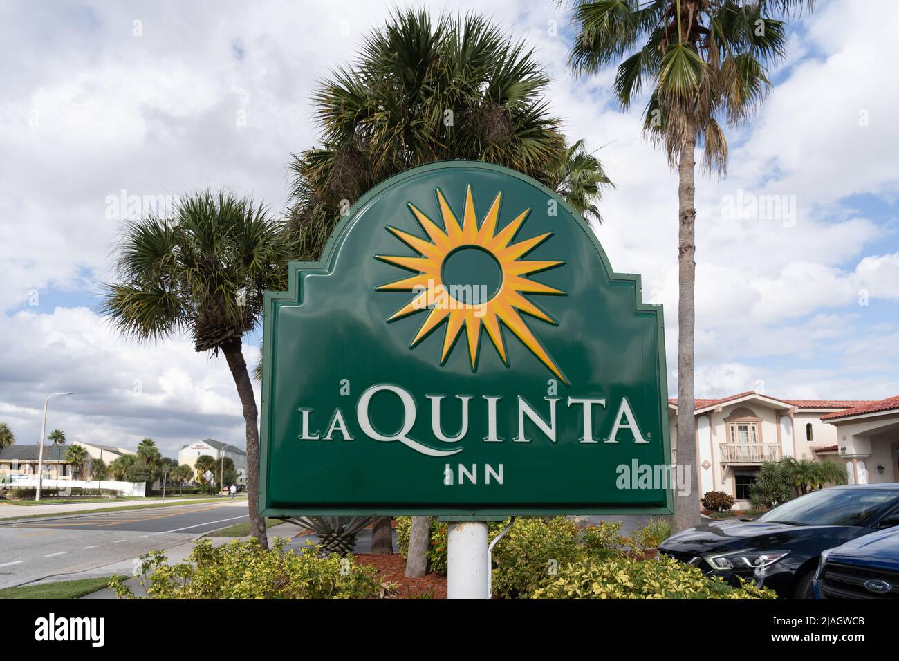 Orlando, Florida, USA January 5, 2022 A La Quinta Inns Hotel in