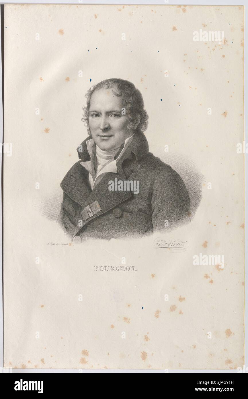 Fourcroy. Francois Seraphin Delpech (1778—1825), lithographer, after: Zephirin Felix Jean Marius Belliard (1798—1861), Artist Stock Photo