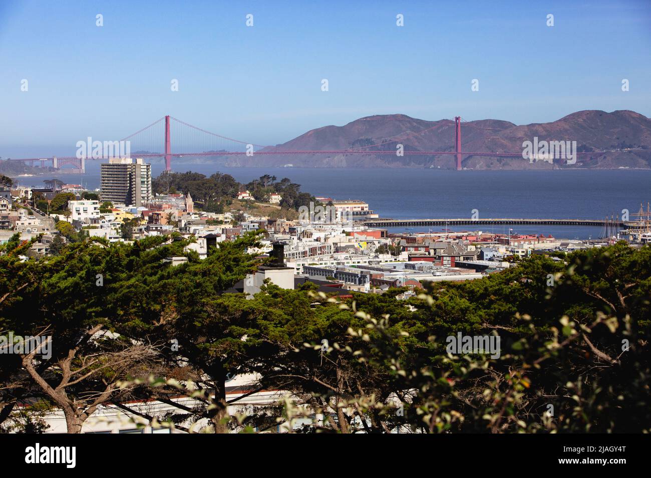 San Francisco in summer Stock Photo
