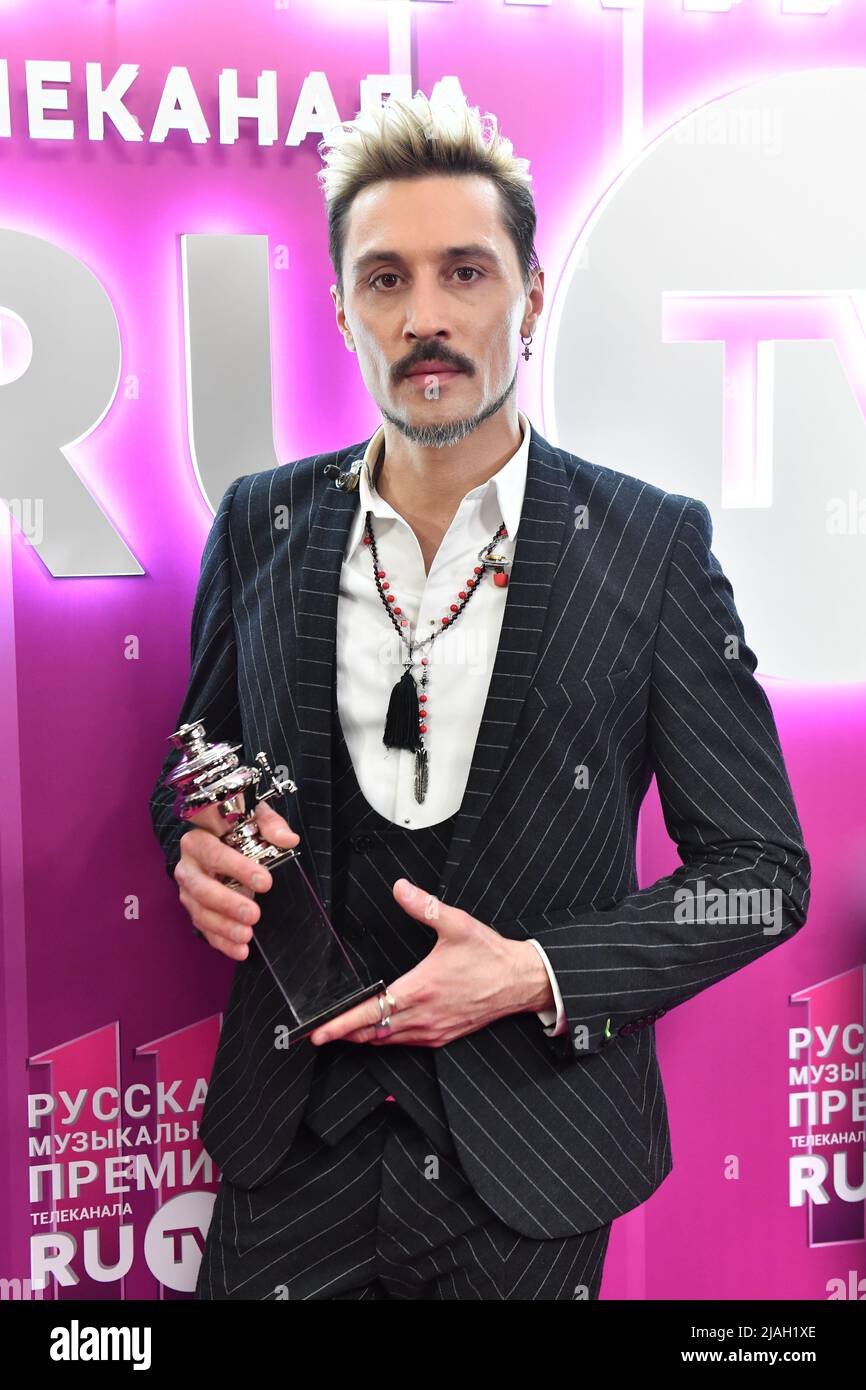 Moscow. The singer Dima Bilan at a ceremony of delivery of the XI ...