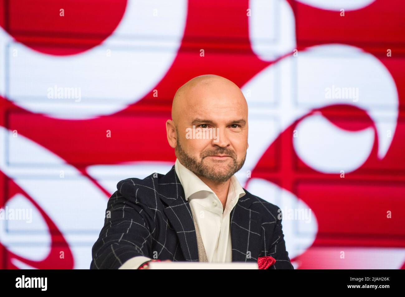 Warsaw, Poland, 30/05/2022, Rafal Brzoska, the president of InPost is ...