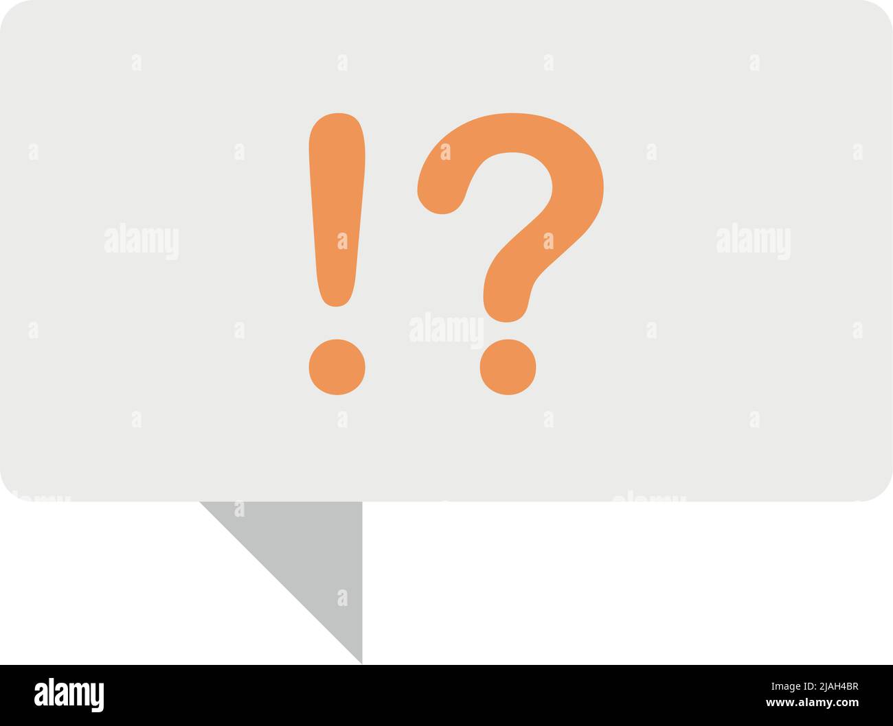 Exclamation mark question animation hi-res stock photography and images ...