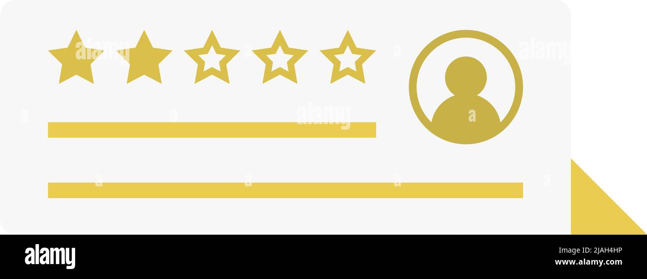 Unsatisfied customer comment comment semi flat color vector object Stock Vector