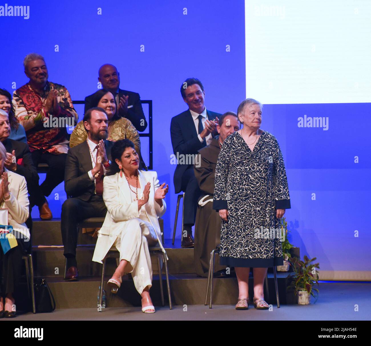Sevilla, Spain. 30th May, 2022. Delivery of the Seville 2022 medals on the occasion of the day of San Fernando, patron saint of the city. Seville May 30, 2022. In picture: actress Maria Galiana Entrega de las medallas de Sevilla 2022 con motivo del día de San Fernando, patrón de la ciudad. Sevilla 30 de Mayo de 2022 843/Montse/Cordon Press Credit: CORDON PRESS/Alamy Live News Stock Photo
