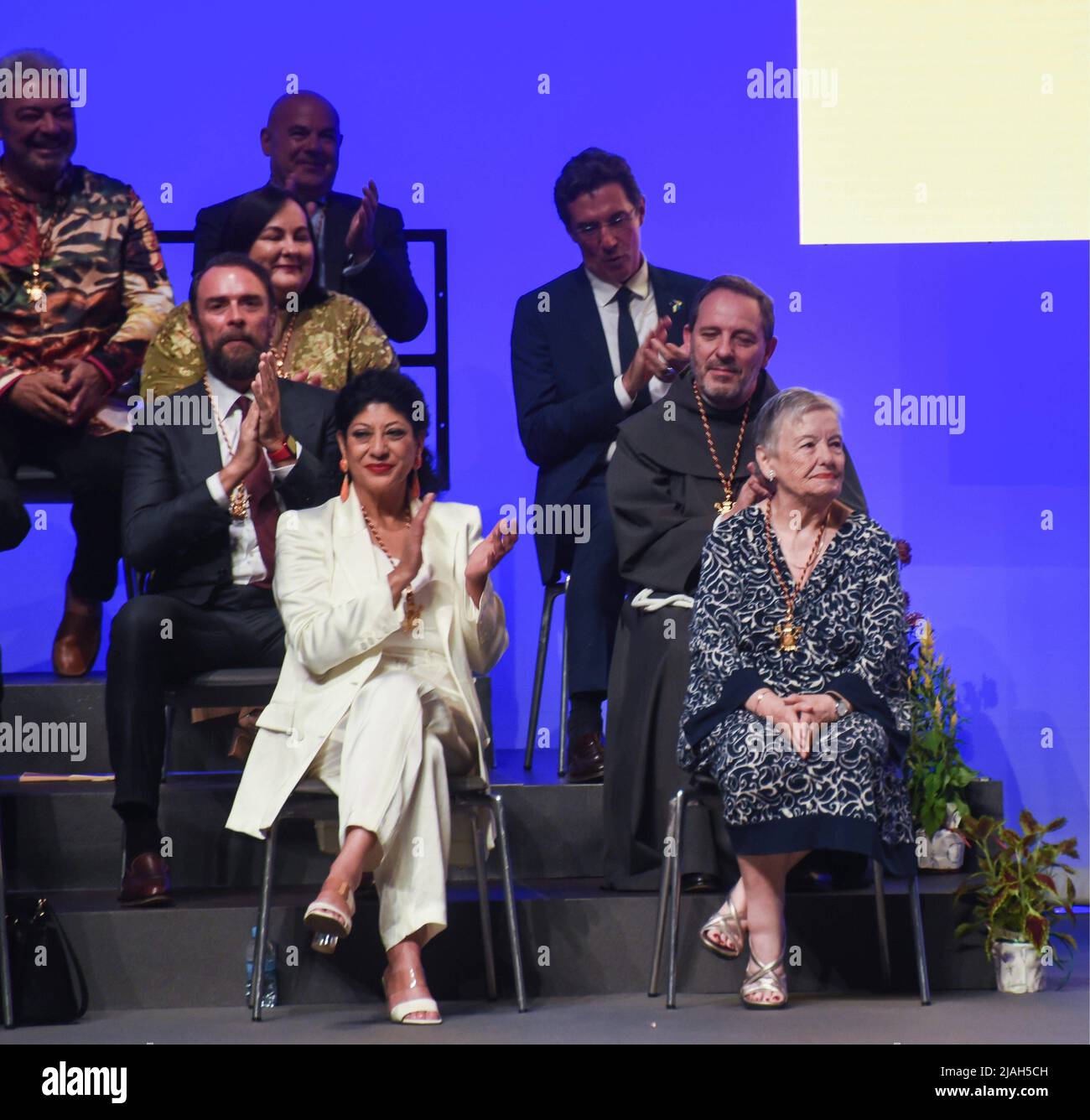Sevilla, Spain. 30th May, 2022. Delivery of the Seville 2022 medals on the occasion of the day of San Fernando, patron saint of the city. Seville May 30, 2022. In picture: actress Maria Galiana Entrega de las medallas de Sevilla 2022 con motivo del día de San Fernando, patrón de la ciudad. Sevilla 30 de Mayo de 2022 843/Montse/Cordon Press Credit: CORDON PRESS/Alamy Live News Stock Photo