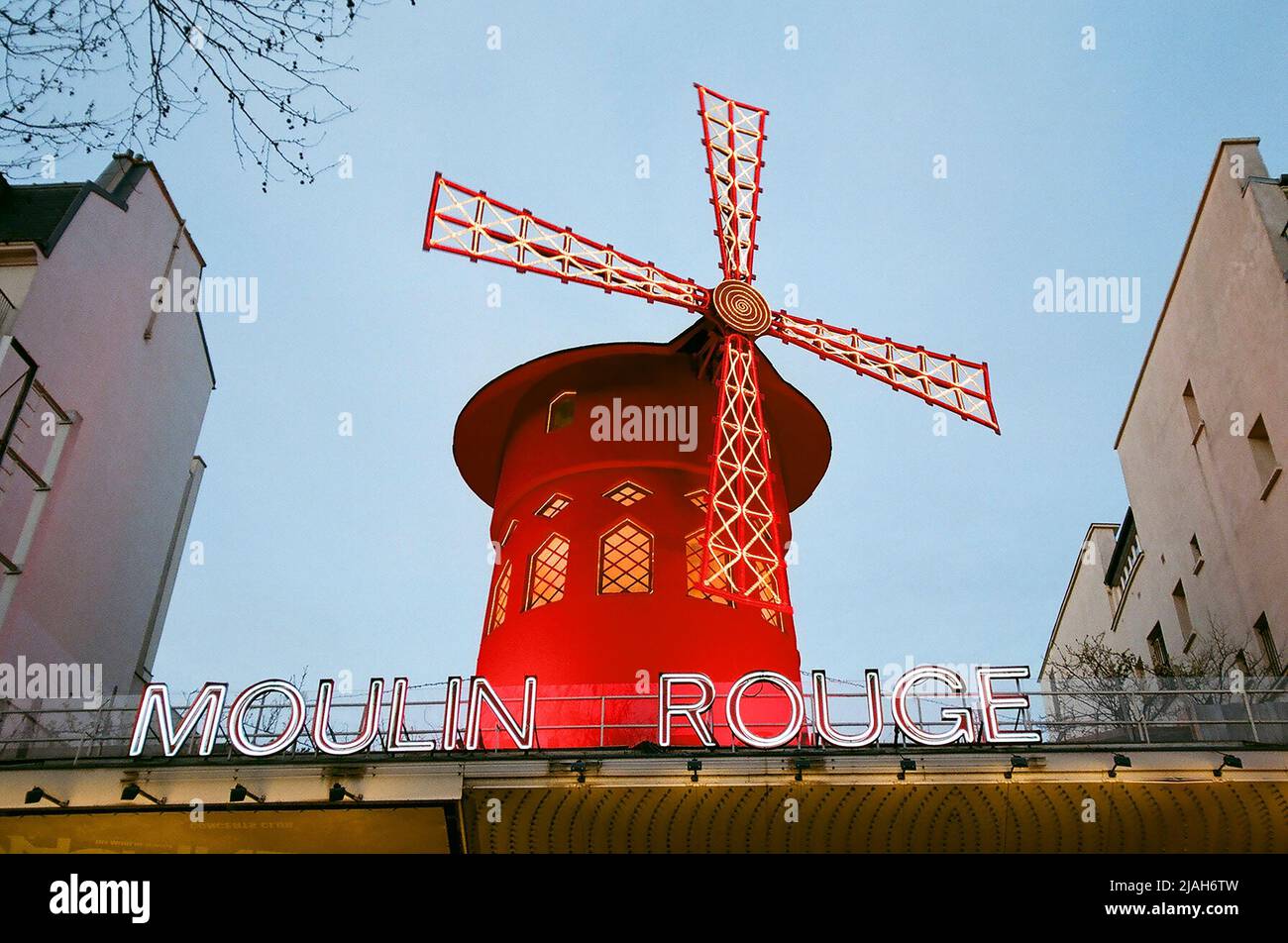 Moulin Rouge - Paris, France Stock Photo