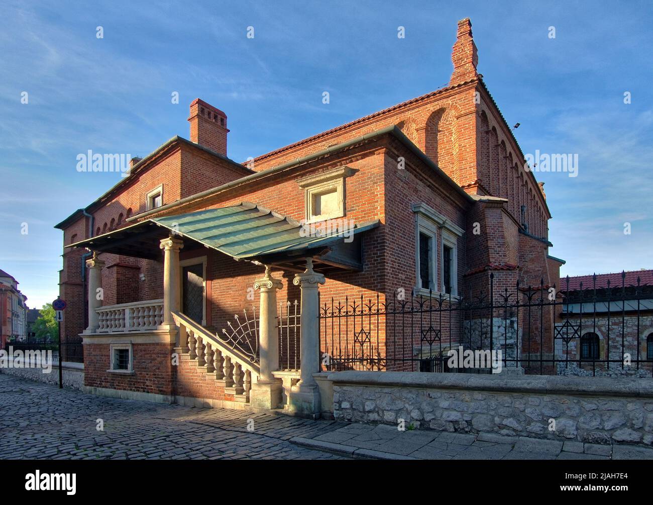 The Old Synagogue - a synagogue located in Kazimierz, Krakow, at 24 Szeroka Street. It is one of the oldest preserved synagogues in Poland. Stock Photo