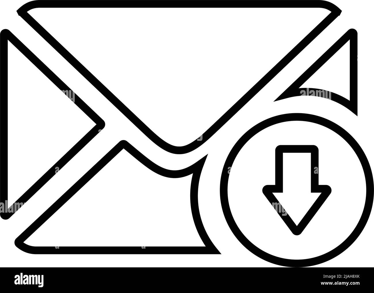 Email Receive Newsletter Icon Beautiful Design And Fully Editable Vector For Commercial Use Printed Files And Presentations Promotional Materials Stock Vector Image Art Alamy