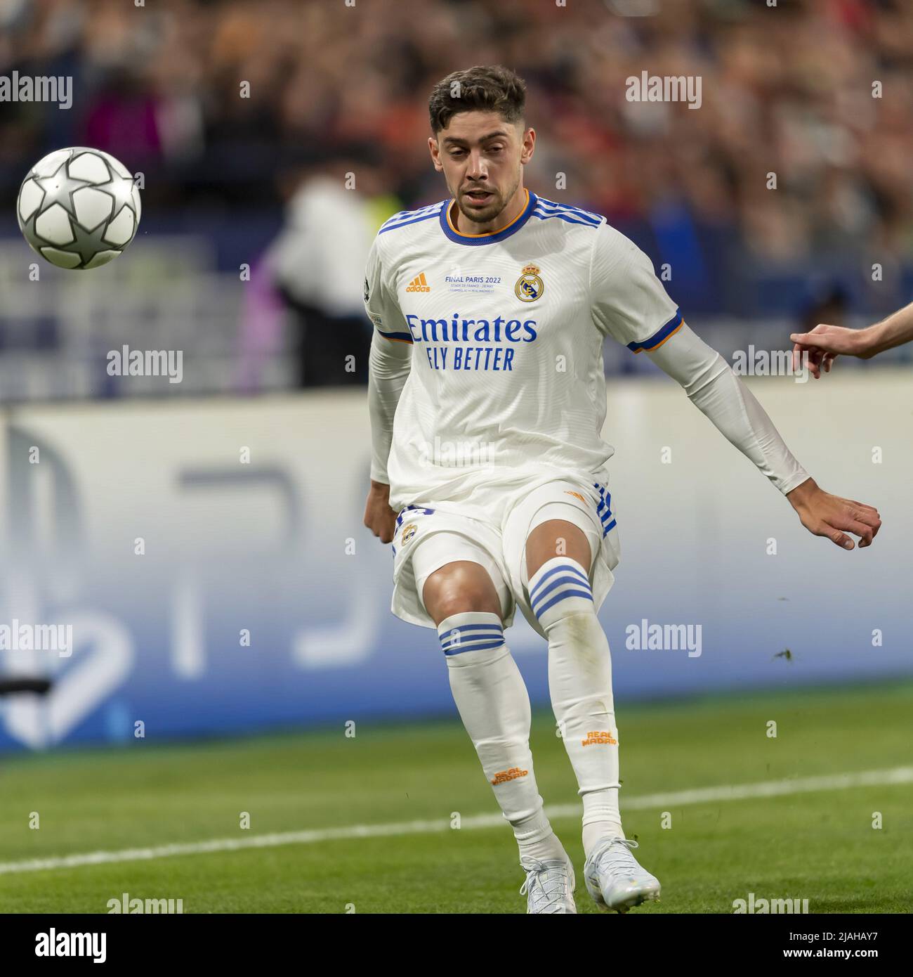 Federico Valverde (Real Madrid) during the Uefa Champions League match  between Liverpool 0-1 Real Madrid