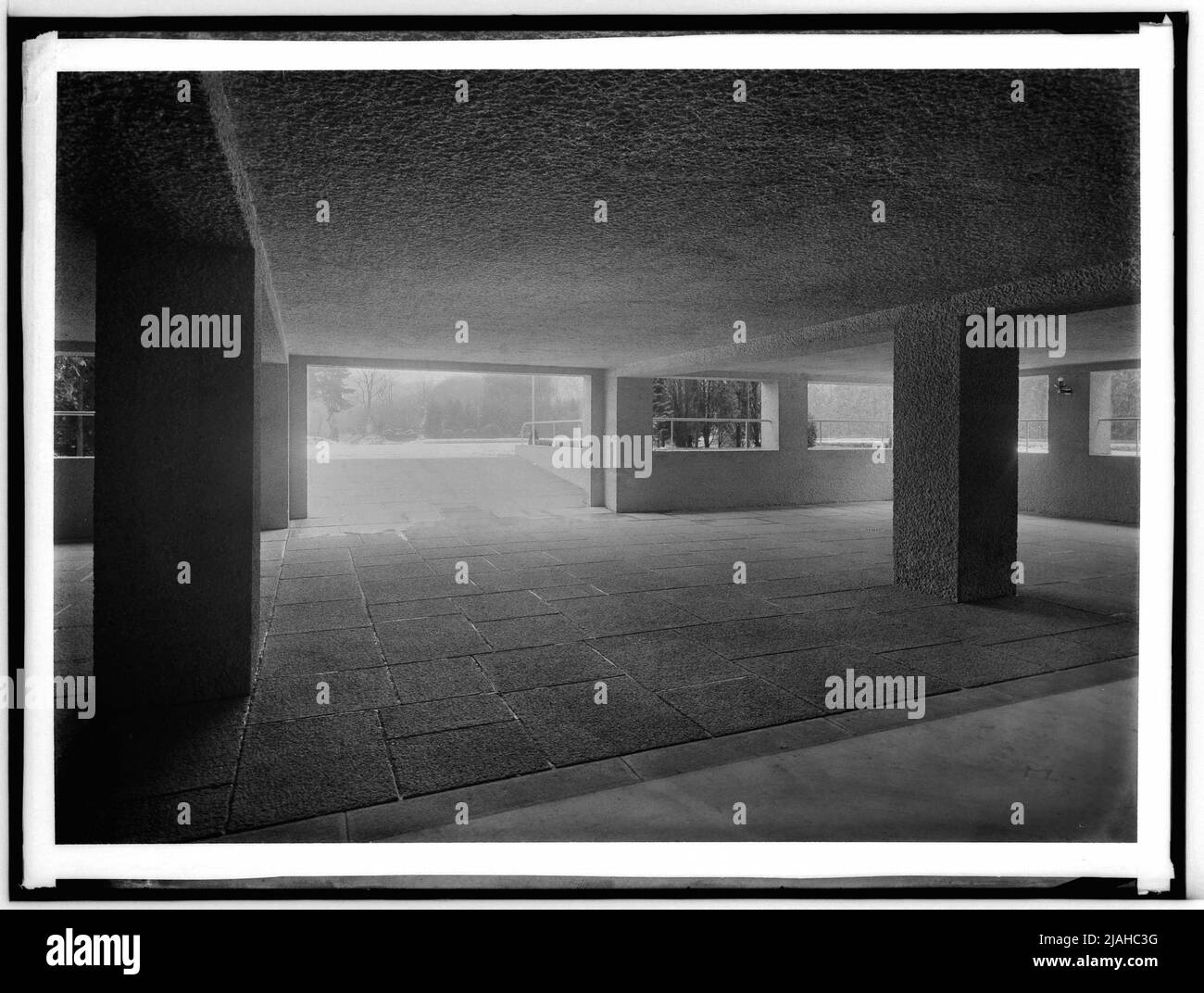 Aufbahrungshalle, 11th, central cemetery, interior view Stock Photo