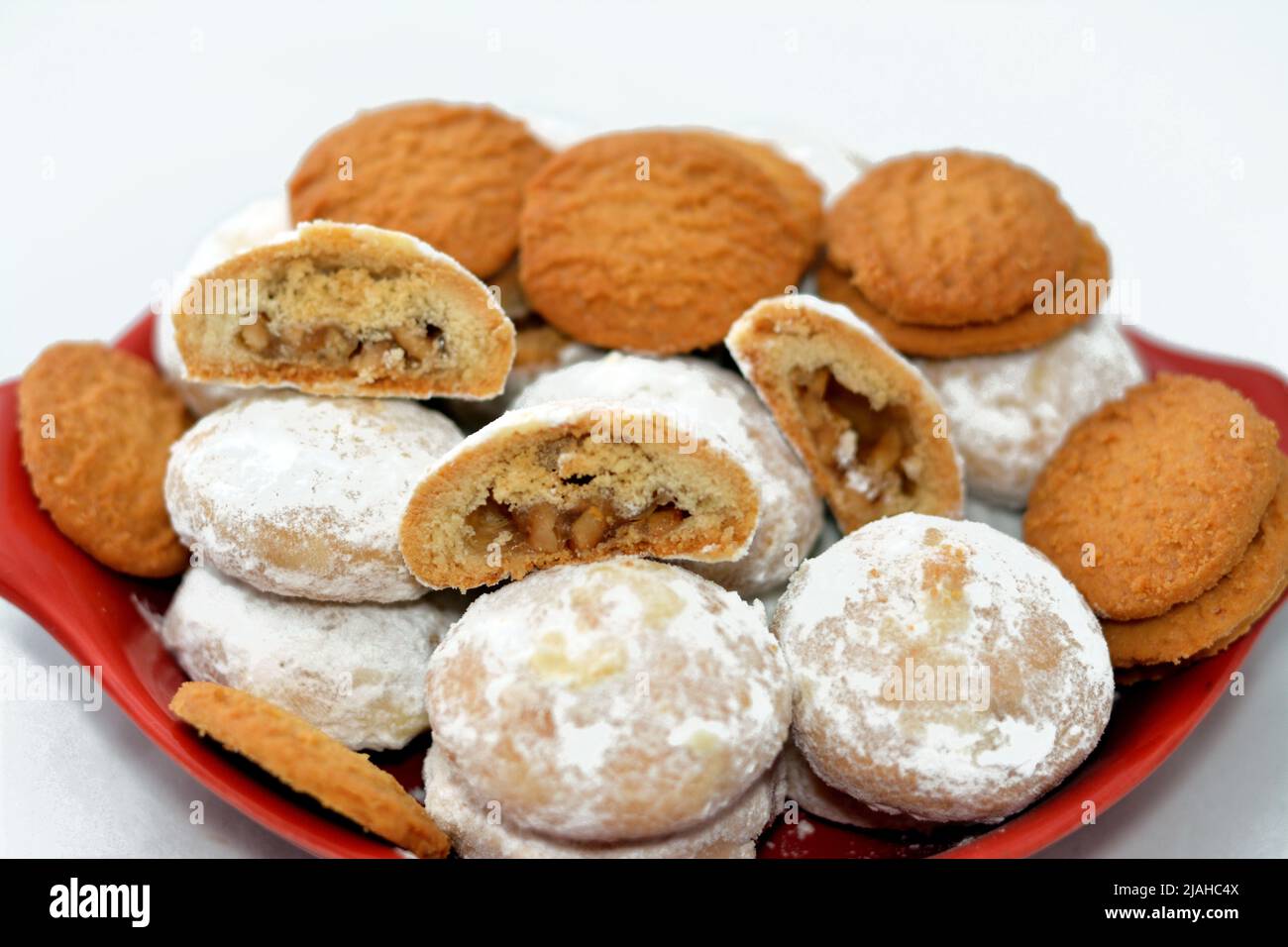 Traditional Arabic cookies for celebration of Islamic holidays of El