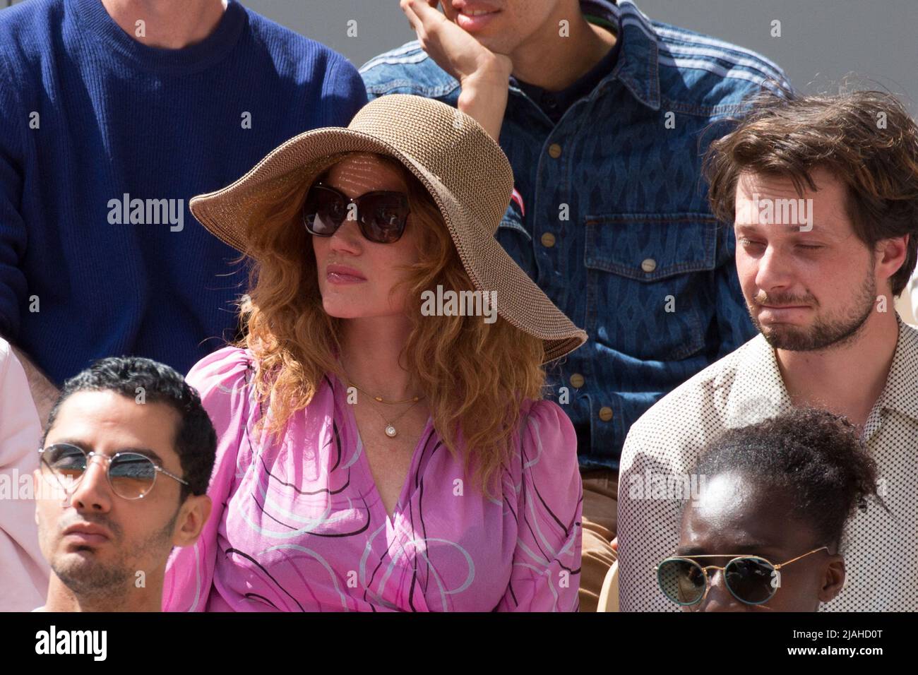 Paris, France. May 30, 2022, Marine Delterme, Gabriel Ecoffey in the