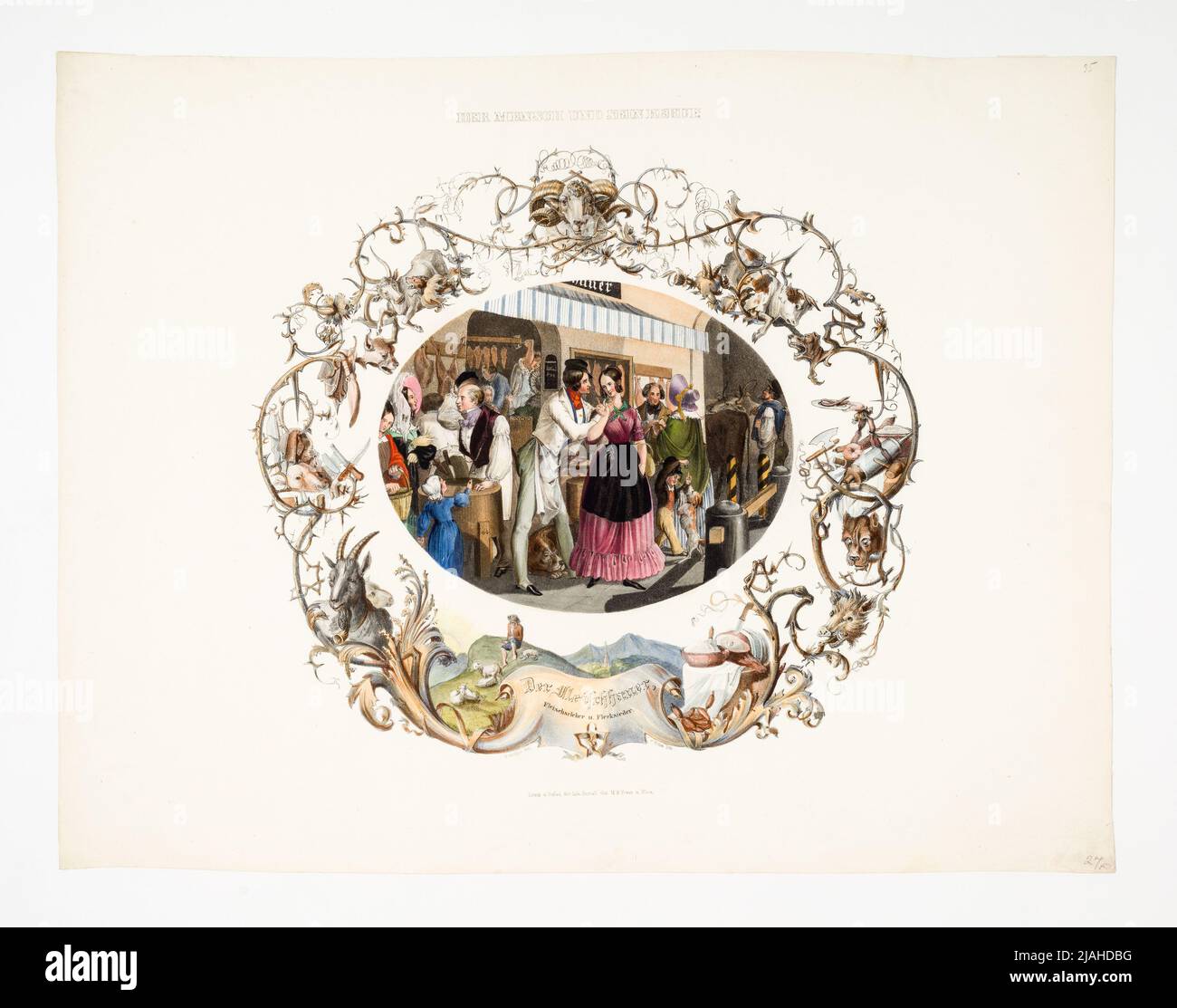 "Man and his profession" "The Fleischhauer, Fleischelcher and