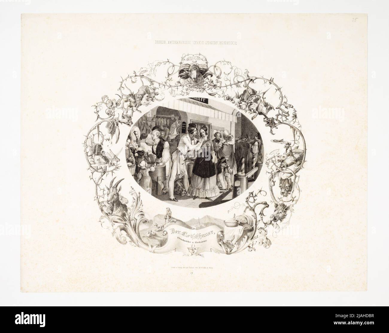 "Man and his profession" "The Fleischhauer, Fleischelcher and