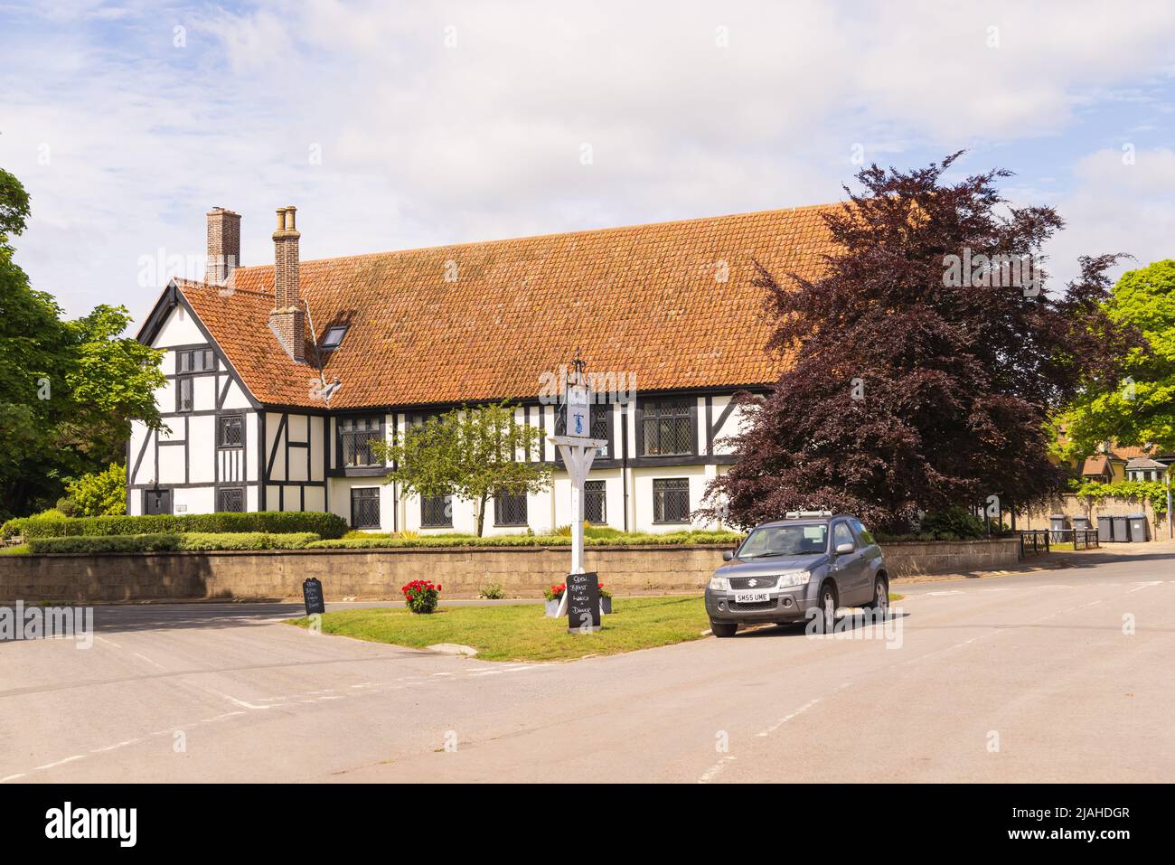 Attractive character houses in the village of Thorpeness, Suffolk. UK