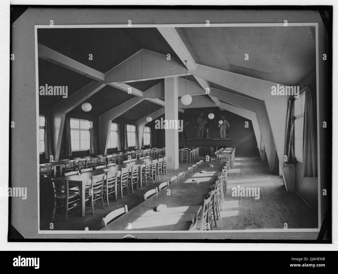 Interior view (a sports facility designed by Emil Hoppe and Otto Schönthal?) Stock Photo