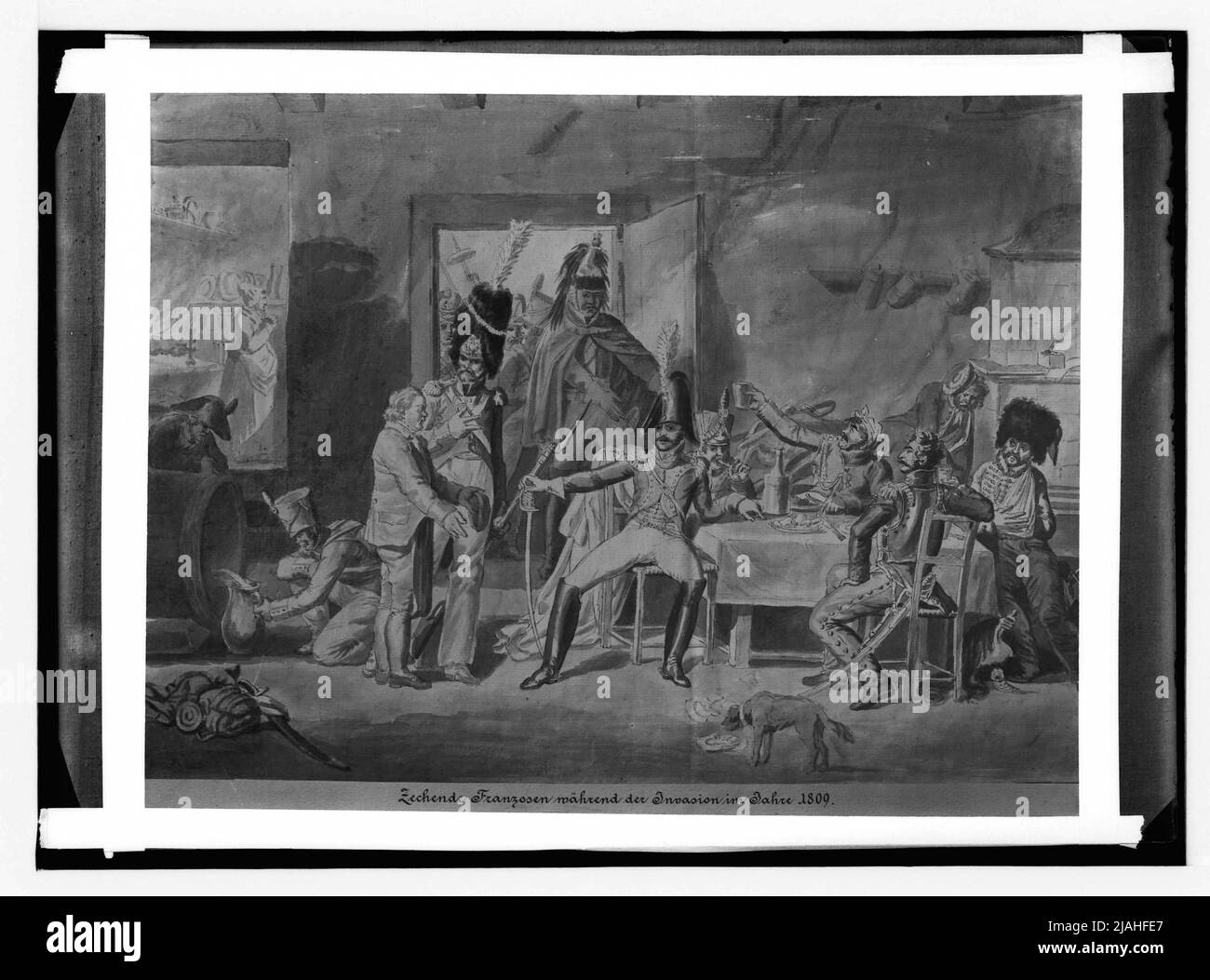 Coloring Frenchmen during the invasion in 1809 (Inv.-No. 31715 Stock ...