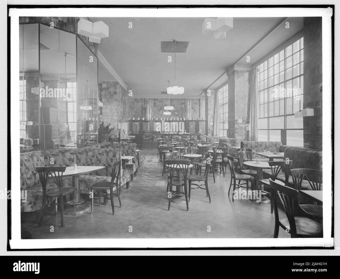 Interior of a coffee house Stock Photo Alamy