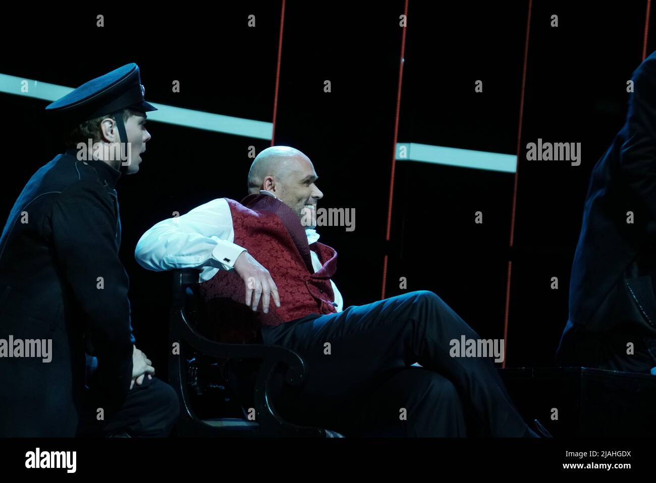 April 19, 2022. - Russia, Moscow. - Moscow Academic Satire Theatre ...