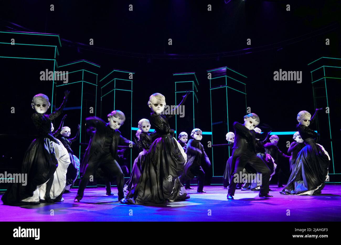 April 19, 2022. - Russia, Moscow. - Moscow Academic Satire Theatre ...