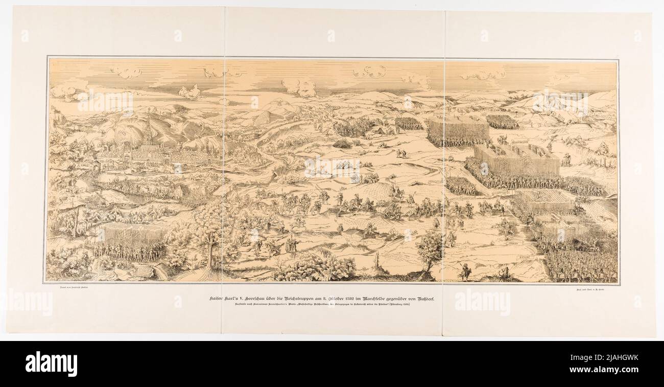 The imperial army of Karl V. before Vienna: Heerschau on the ...