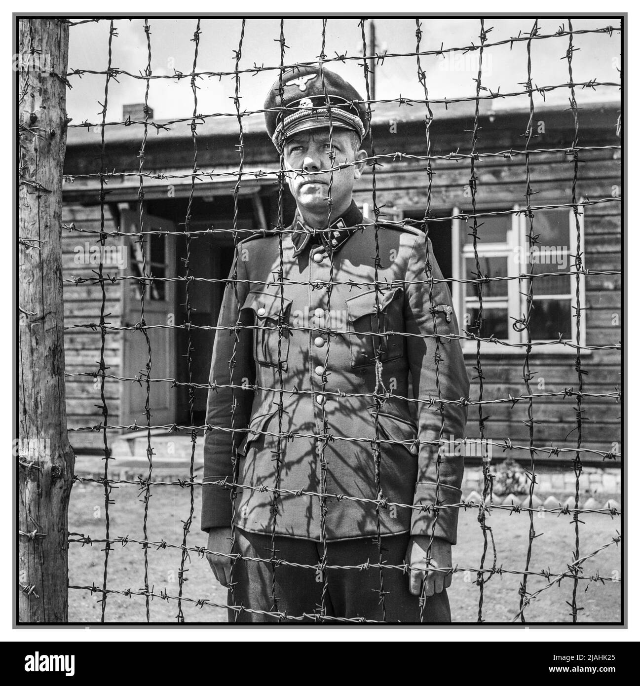 Prisoner Nazi Waffen SS-Schutzhaftlagerführer II Karl Peter Berg Nazi