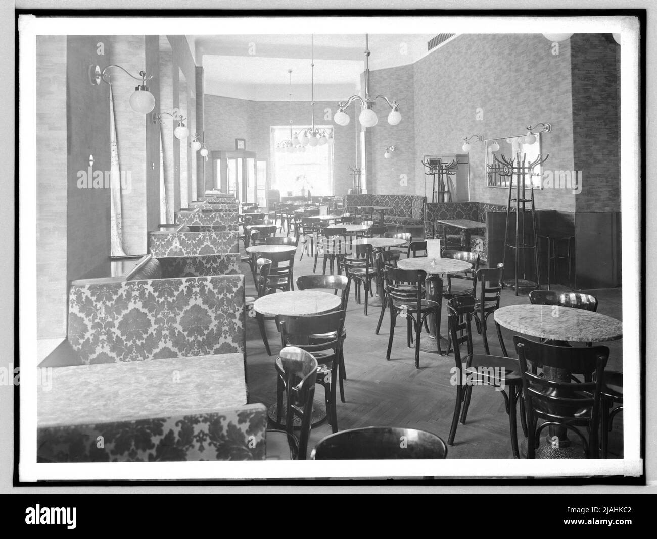 Interior of a coffee house Stock Photo Alamy