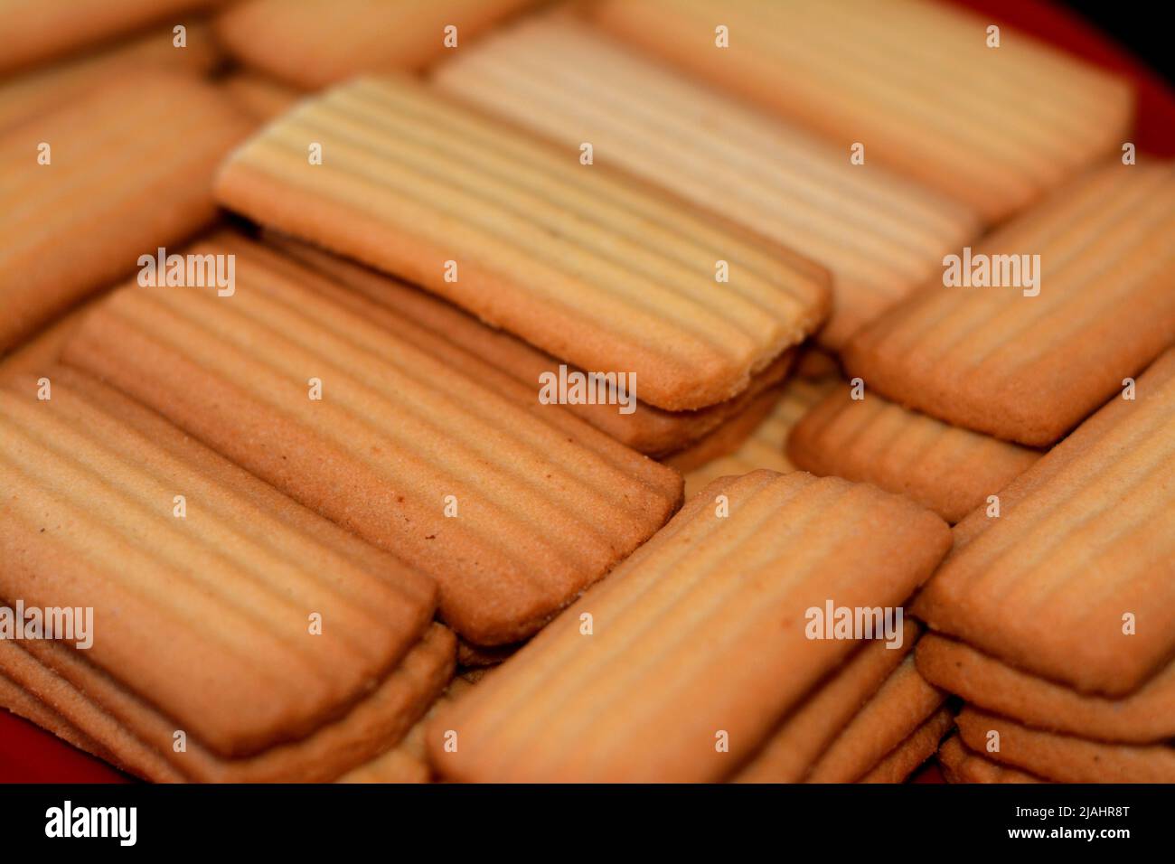 A pile of traditional Arabic cookies for celebration of Islamic holidays of ElFitr feast