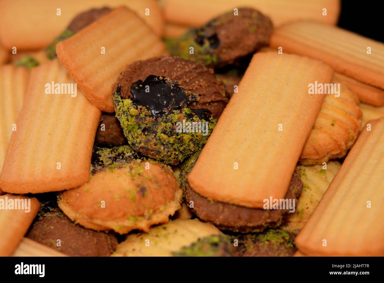 Traditional Arabic cookies for celebration of Islamic holidays of El