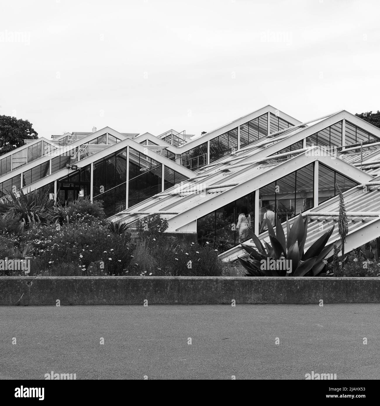Richmond, Greater London, England, May 18 2022: Royal Botanic Gardens Kew. Exterior of the Prince of Wales Conservatory. Stock Photo