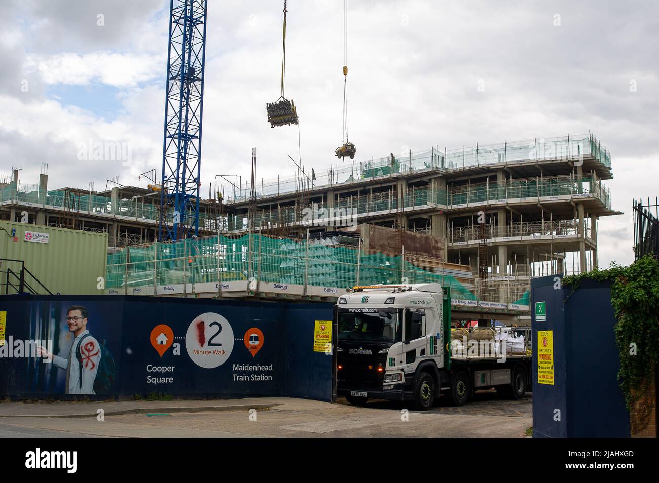 Maidenhead, Berkshire, UK. 30th May, 2022. A new Bellway Homes