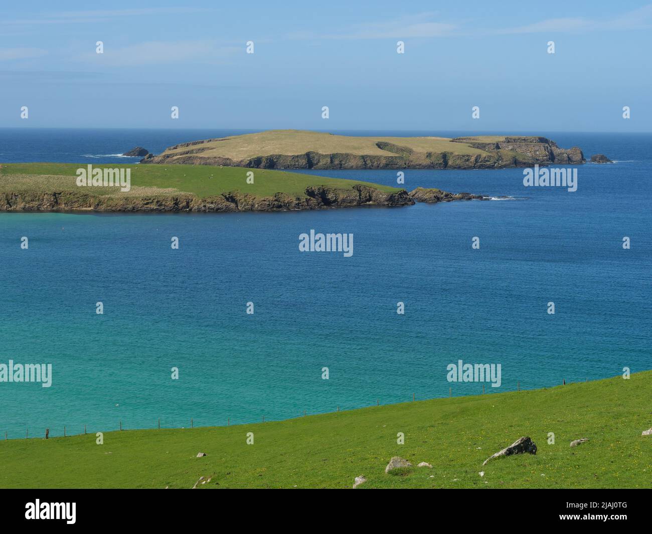 the shetland islands in scotland Stock Photo Alamy