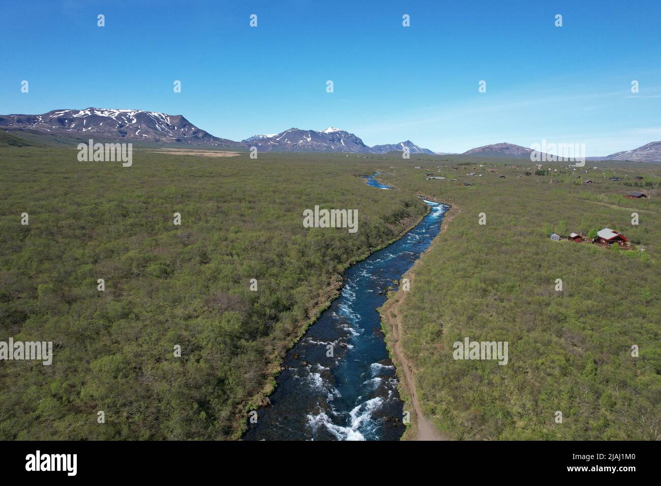 Bruara River, Iceland Stock Photo