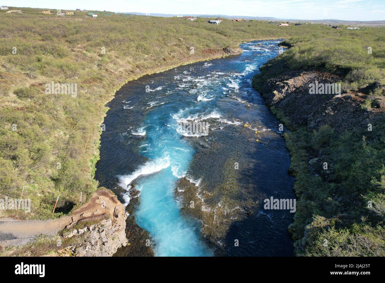 Bruara River, Iceland Stock Photo
