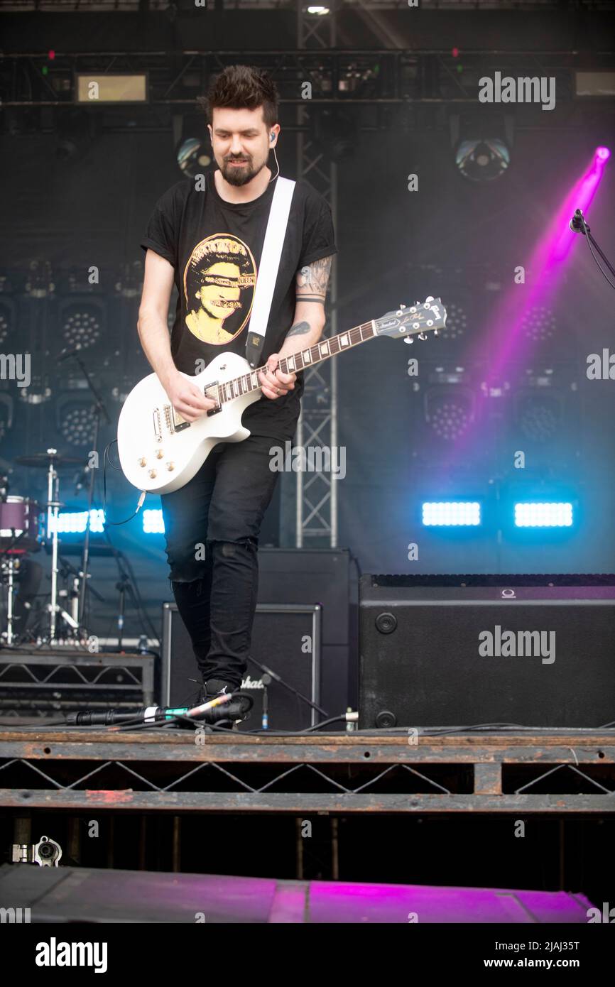 AS DECEMBER FALLS at the Teddy Rocks 2022  festival Charisworth Farm, Blandford Forum photo by Brian JOrdan Stock Photo