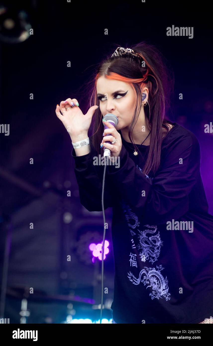 AS DECEMBER FALLS at the Teddy Rocks 2022  festival Charisworth Farm, Blandford Forum photo by Brian JOrdan Stock Photo