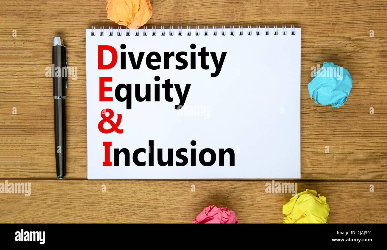 DEI, Diversity equity and inclusion symbol. Concept words DEI diversity ...
