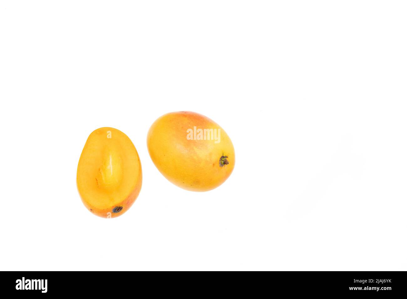 Mangifera Indica - Ripe Sugar Mango Tasty Tropical Fruit Stock Photo