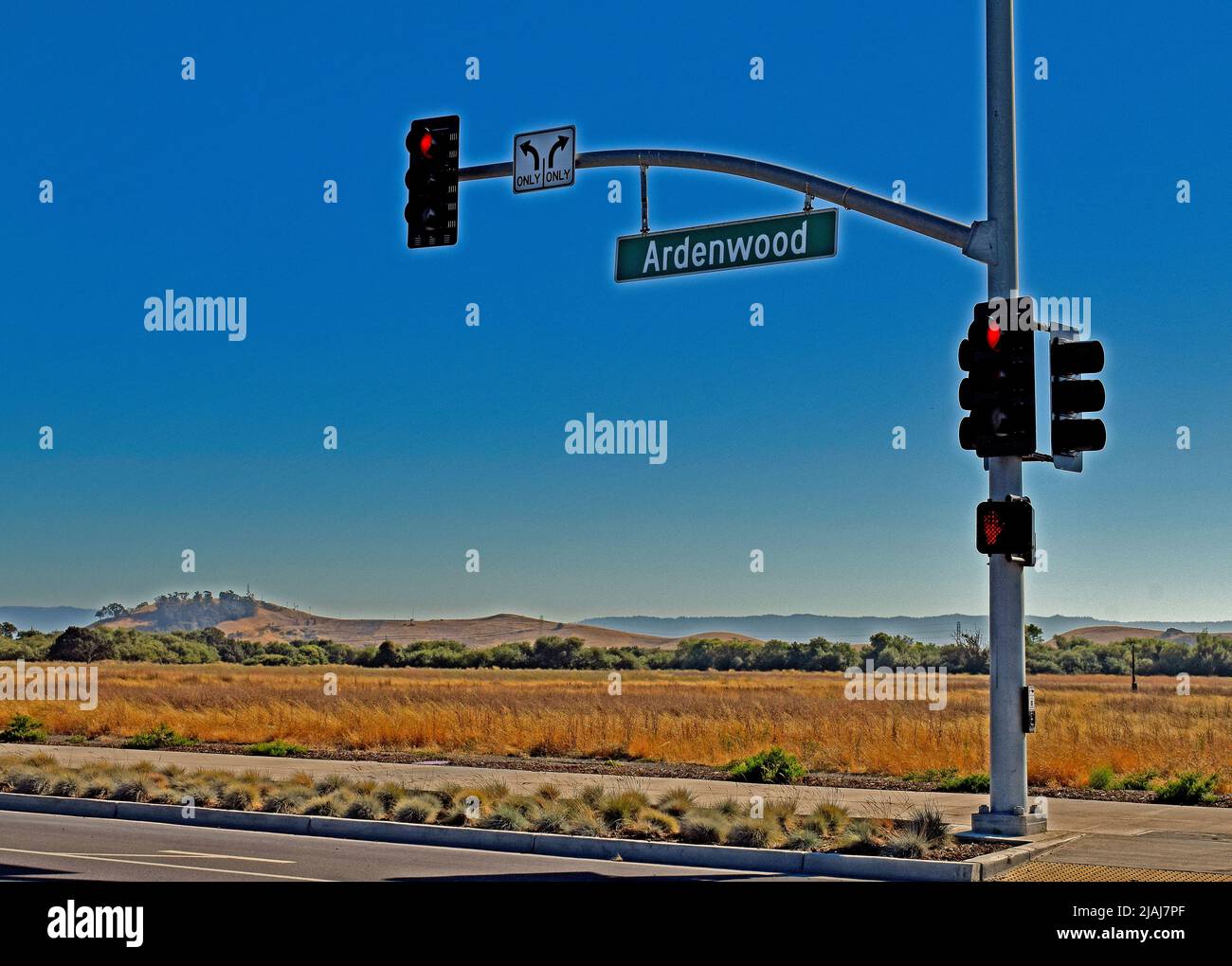 Ardenwood Boulevard sign in Fremont California Stock Photo