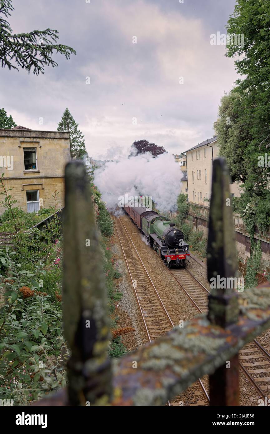 Trains through Bath Stock Photo Alamy