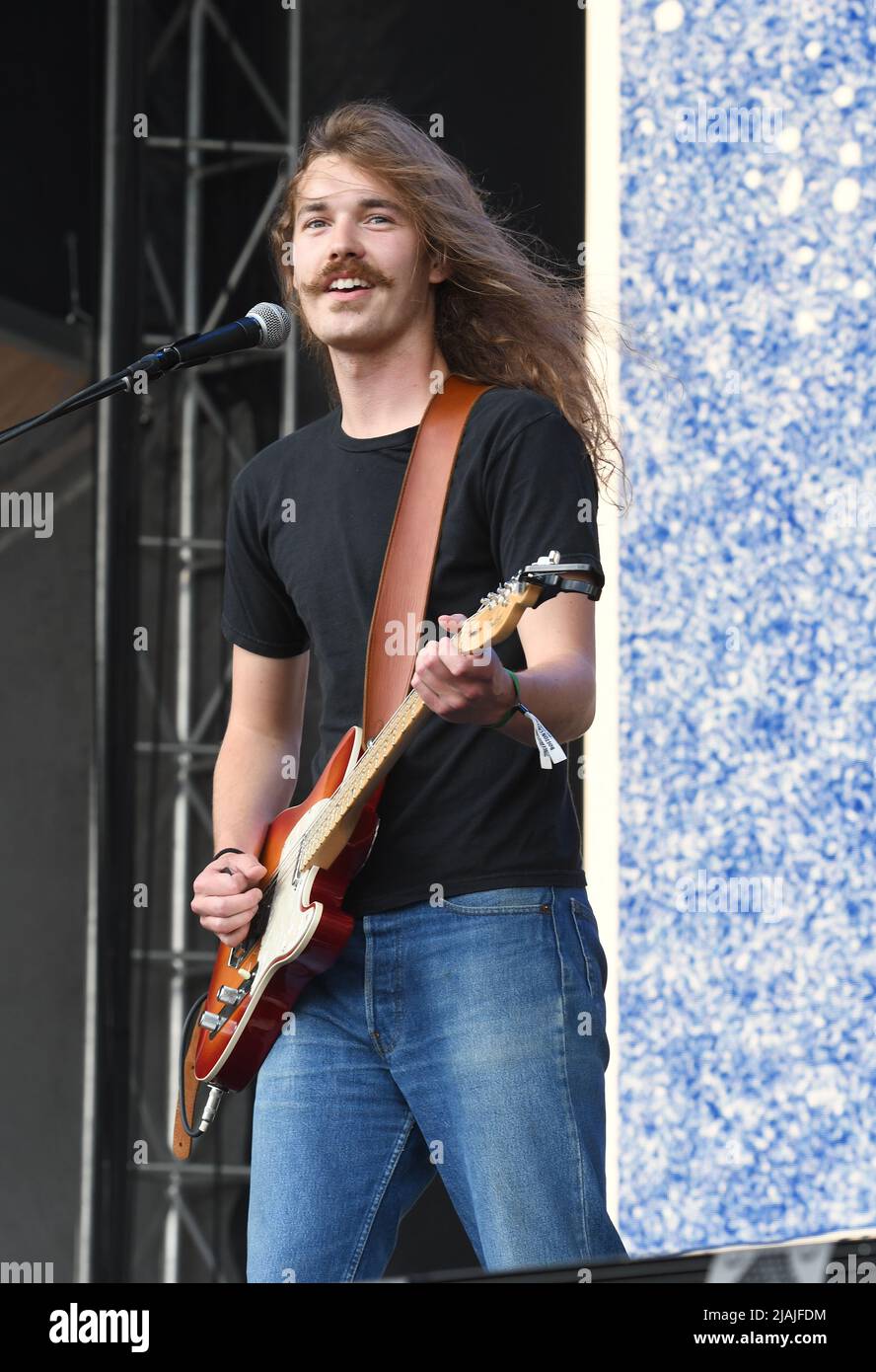 Singer songwriter and guitarist Joshua Harmon is shown performing on Singer songwriter and guitarist Joshua Harmon is shown performing on