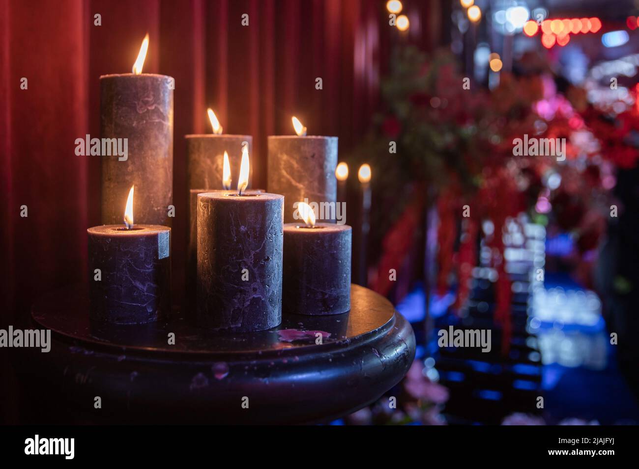 Set of anniversary candles hi-res stock photography and images - Alamy