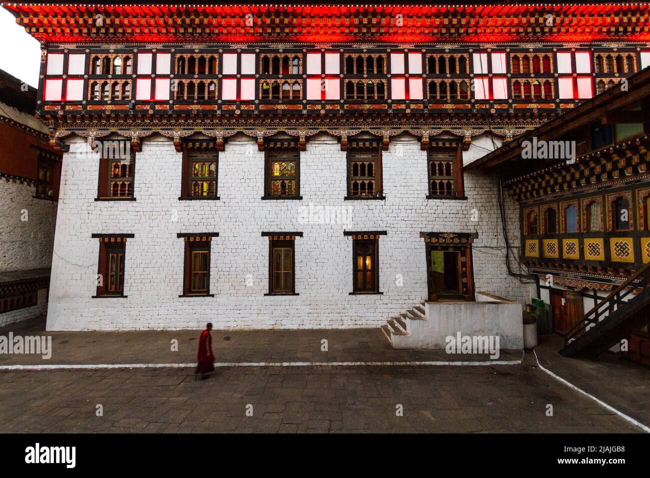 Tashichho Dzong, Thimphu, Thimphu, Bhutan (BT) Stock Photo