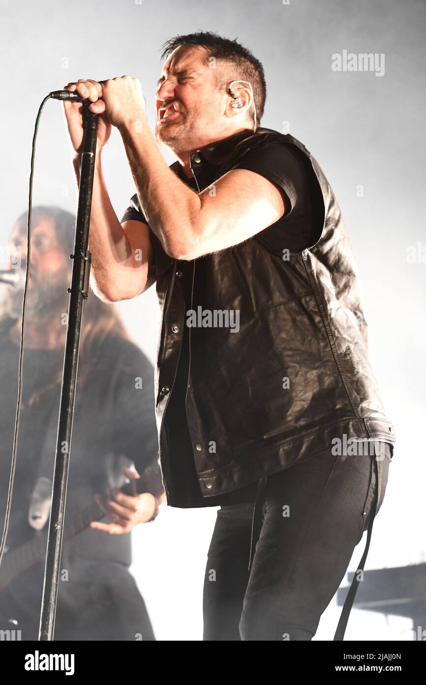 Singer, songwriter, multiinstrumentalist, and producer Trent Reznor is