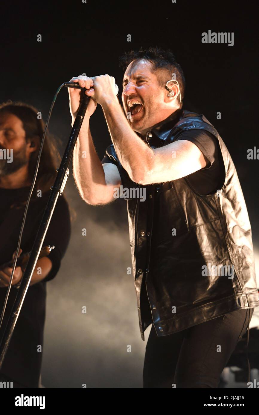 Singer, songwriter, multiinstrumentalist, and producer Trent Reznor is