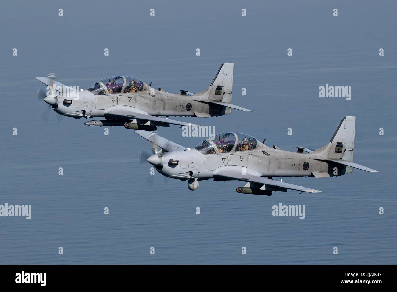 A pair of Lebanese Air Force A29 Super Tucano attack aircraft in flight Stock Photo Alamy A pair of Lebanese Air Force A29 Super Tucano attack aircraft in flight Stock Photo Alamy